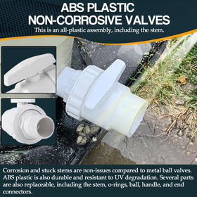 TonGass valve with 50 psi rating, suitable for filters and pumps.