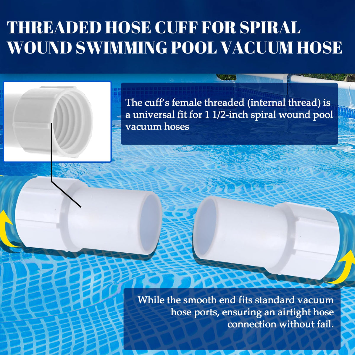 TonGass durable ABS plastic cuff withstands outdoor sun and temperature changes