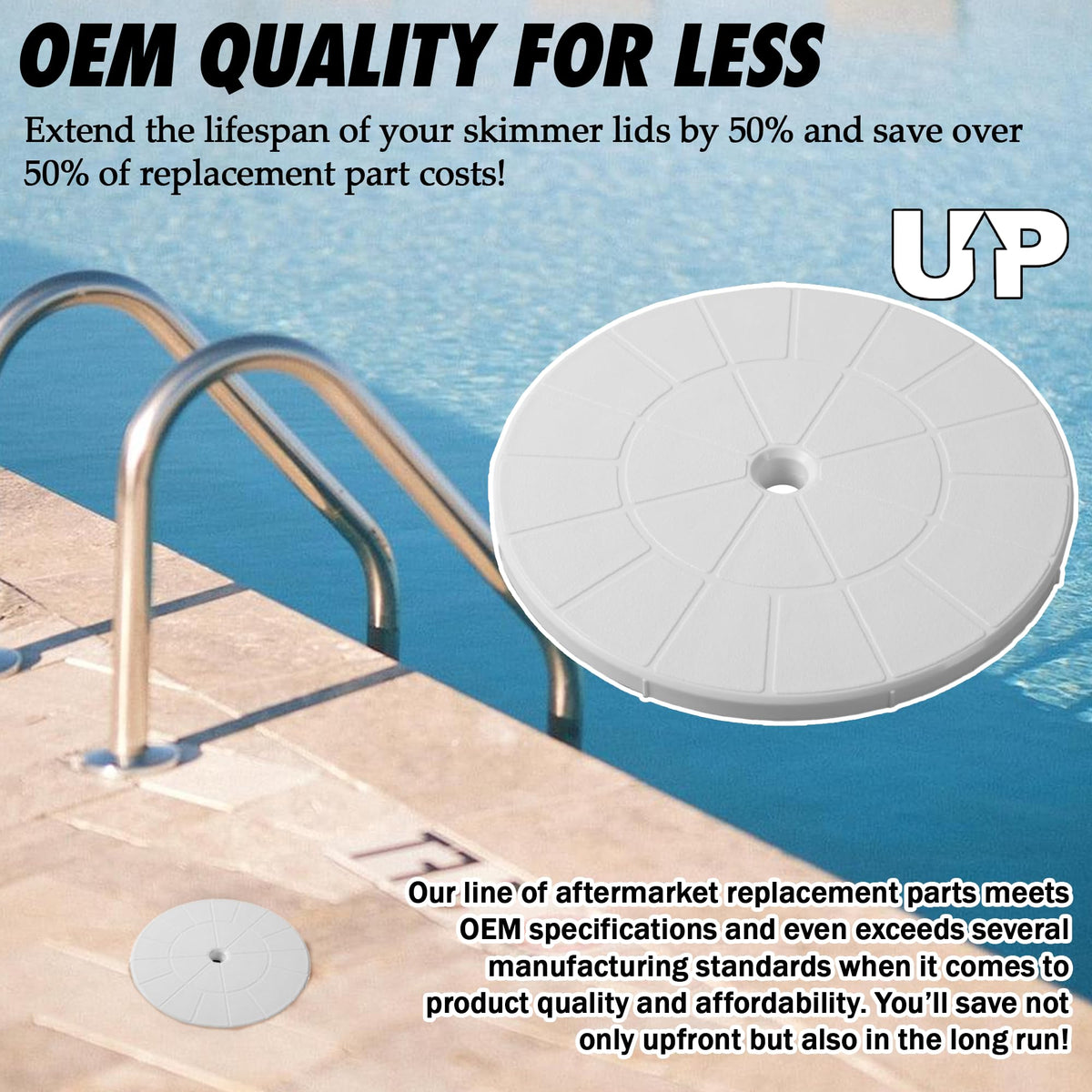 TongGass Admiral S20 compatible skimmer lid for common setups.