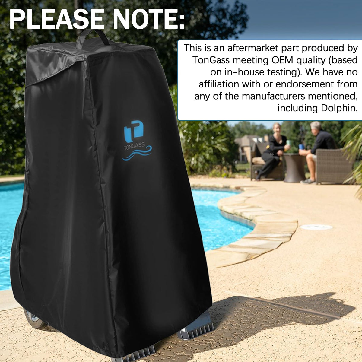 Sleek silhouette neatly covers the caddy and power supply