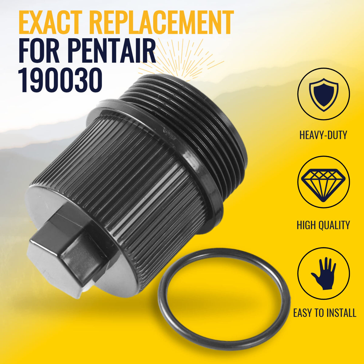 TonGass easy-install cap with hex wrench compatibility.