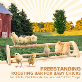 TonGass freestanding roosting bar offers flexible placement in pens