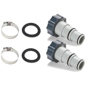 TonGass Intex hose adapter 2-pack with threaded clamp connection for secure hoses