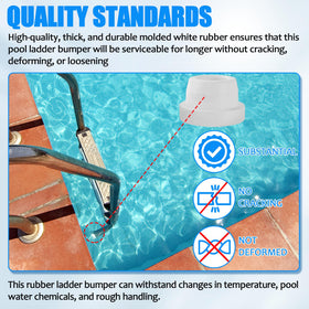 TonGass molded rubber bumper provides durable protection against cracking and wear