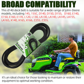 TonGass deck belt in use supports longer life and steady performance