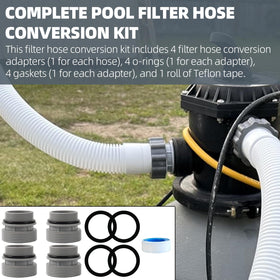 TonGass kit includes o-rings, gaskets, and teflon tape for leak reliability.