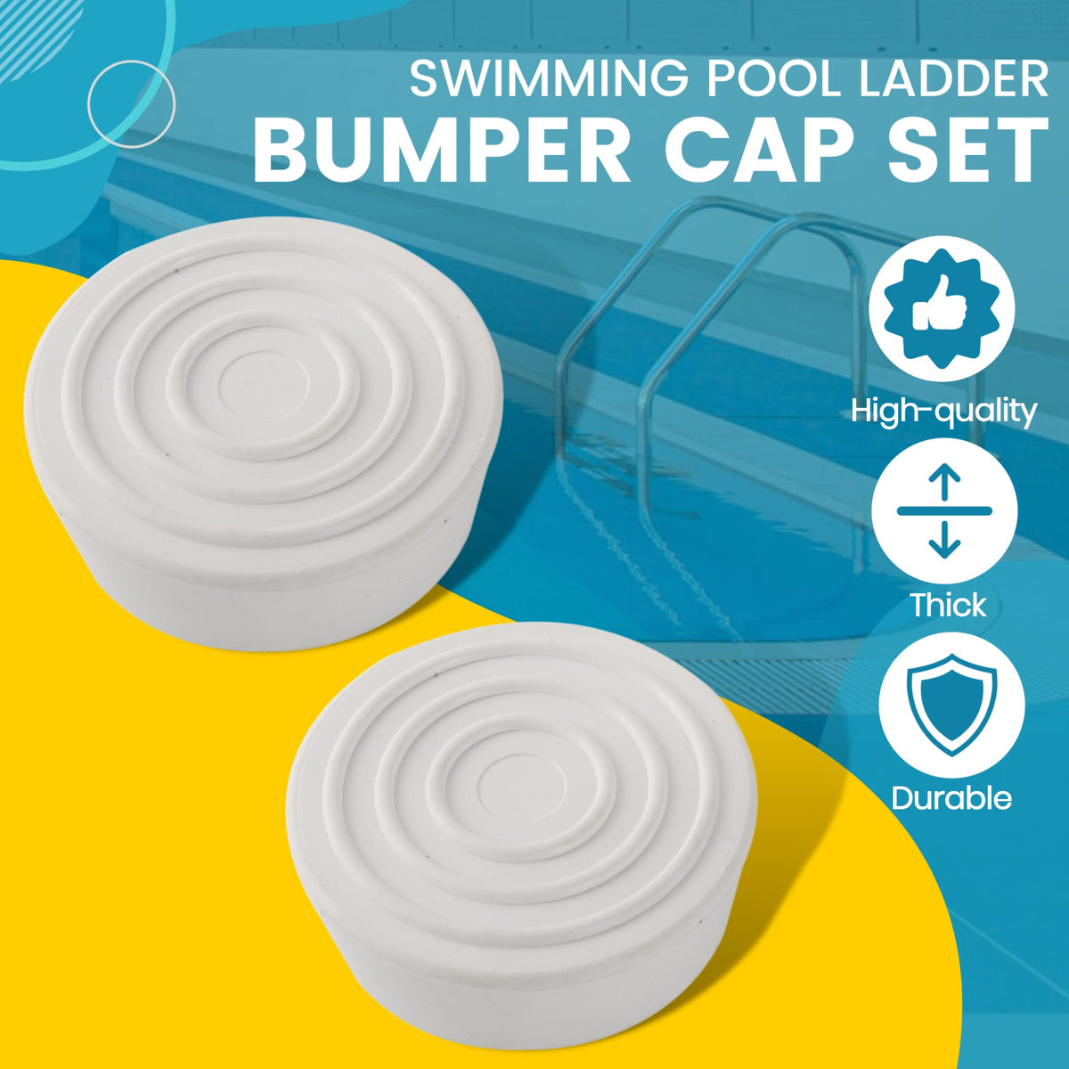 TonGass packaging image showing the 2-bumper kit for a ladder end.