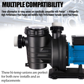 TonGass hi-temp union installation on pump FIP connector