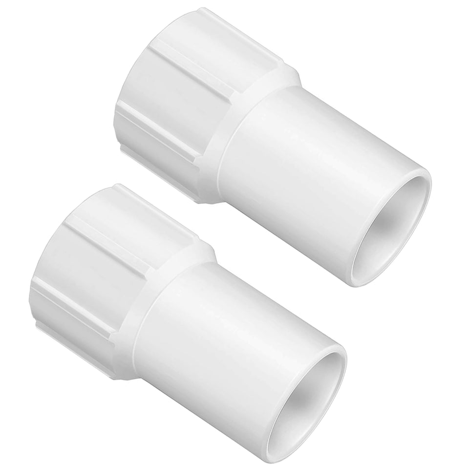 TonGass 1-1/2-inch threaded pool hose cuff close up for airtight connections