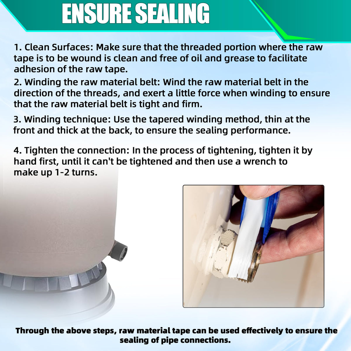 Ridge-edge design offers better grip during drainage cap installation.