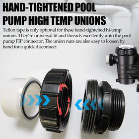 TonGass Schedule 40 adapter replacement hi-temp union