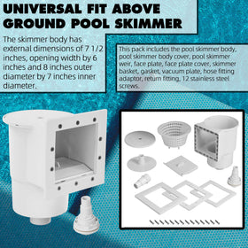 TonGass Skimmer Cover protects the opening while keeping skimming efficient.