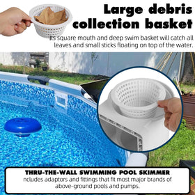 TonGass Skimmer Weir with durable ABS resists cracking in outdoor use.