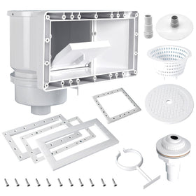TonGass SP1091WM thru-wall skimmer kit ready for easy installation in above-ground pools