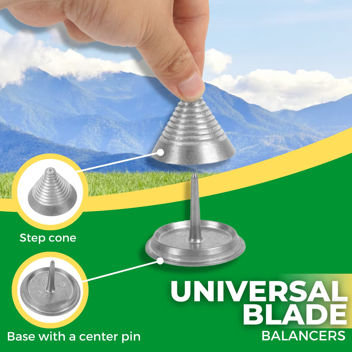 TonGass universal compatibility for lawnmowers confirms broad blade fit.