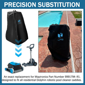Storage bag included with TonGass Dolphin caddy cover
