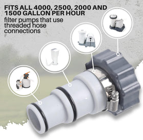 TonGass universal fit supports pump sizes 4000–1500 GPH