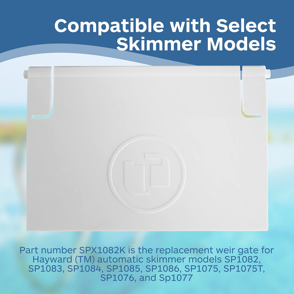 TonGass UV-resistant weir door withstands sun exposure for long-term use