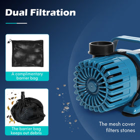Tongchant barrier bag eases debris filtration and maintenance.