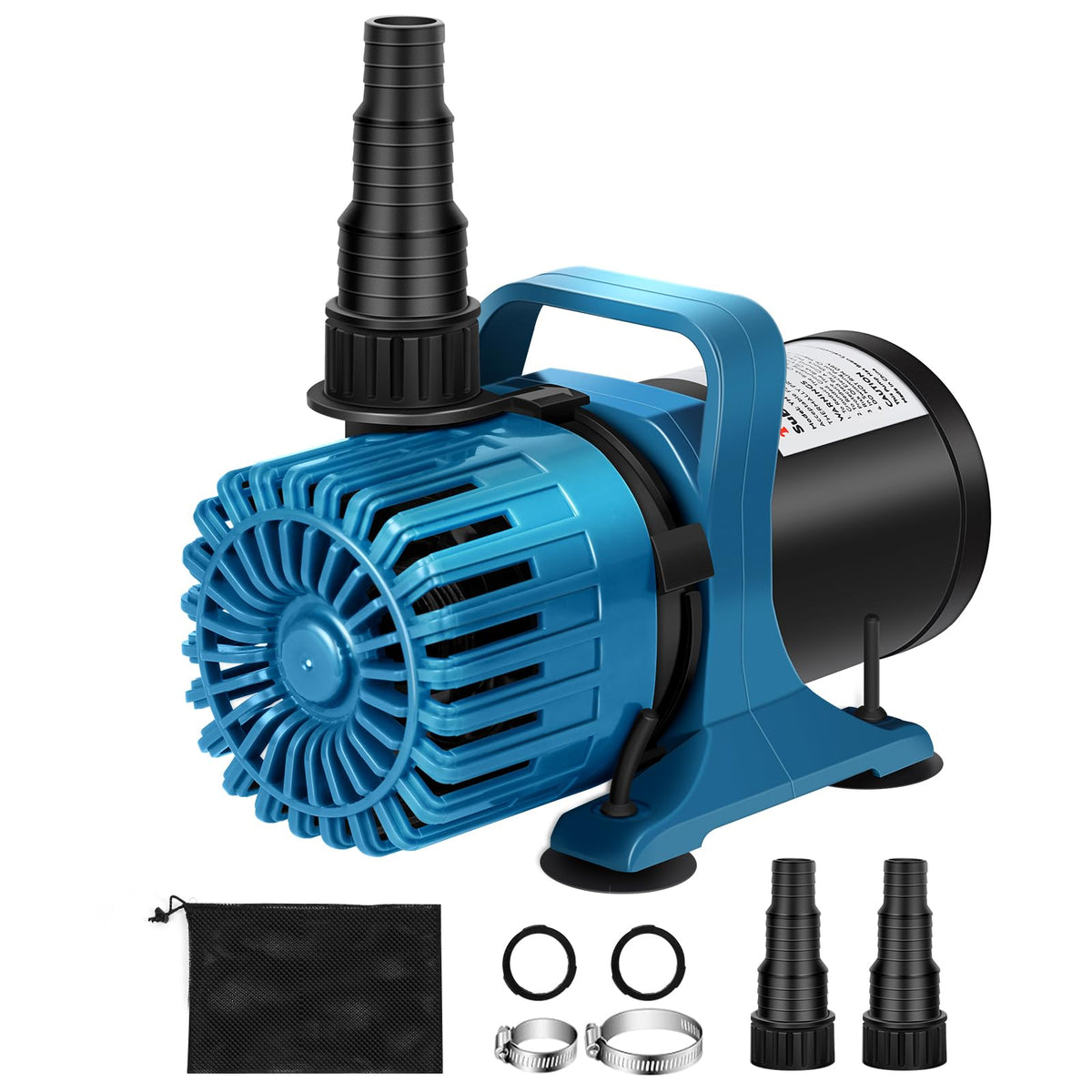 Tongchant pond pump with 1800 GPH flow for ponds and water features.