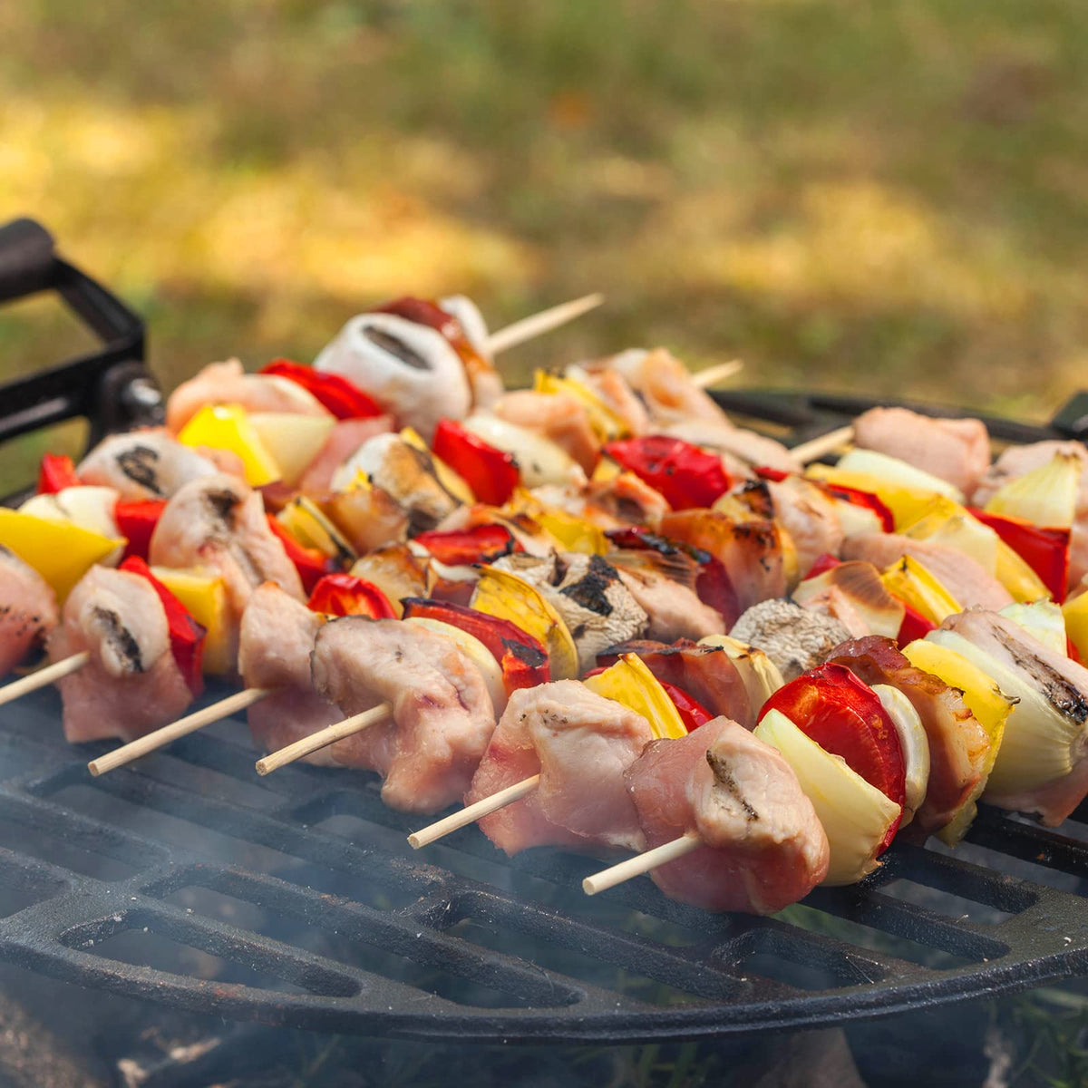 Tongye bamboo skewers 12-inch great for fondue dipping and chocolate fountain presentations.
