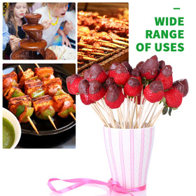 Tongye versatile skewers for appetizers, fruit, cheese, and fondue.