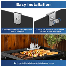 Tonhui stainless steel holder close-up, corrosion resistant and heat safe.