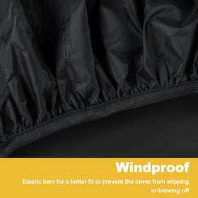 Tonhui waterproof coating keeps rain out and grill dry.