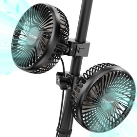 Tonree Grow Tent Fan clip-360 tilt provides versatile airflow in small grow tents.