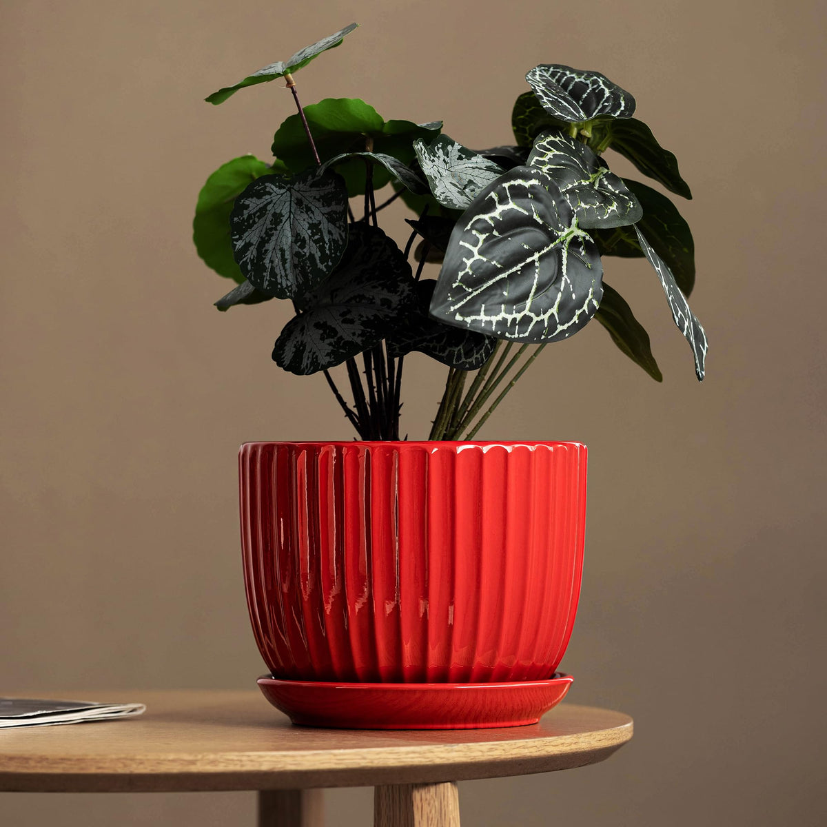 Ton Sin ceramic pots in dining room setup highlight versatile indoor décor.