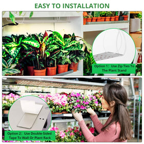 TONYFUL Grow Lights 24h timer enables consistent daylight cycles