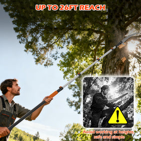 TONYINGO detachable saw head enables quick maintenance and secure attachment