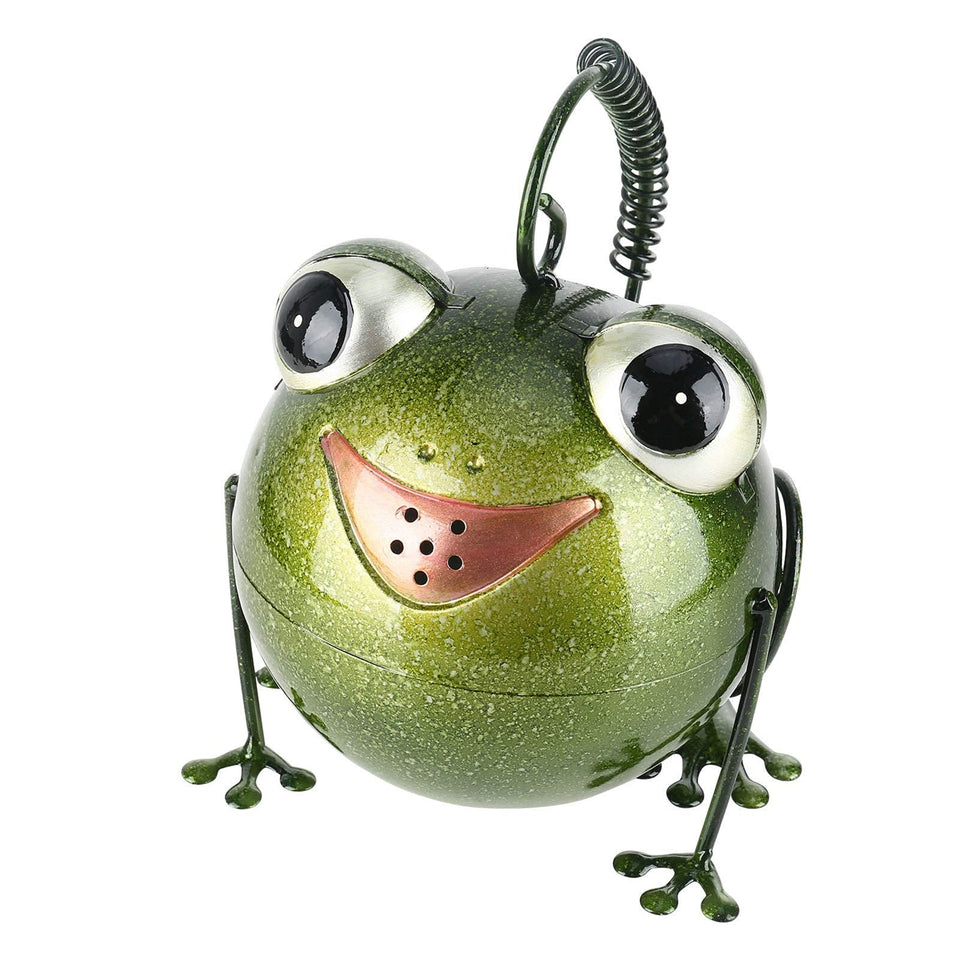 Tooarts Frog Watering Can in large size supports effortless indoor and outdoor watering.
