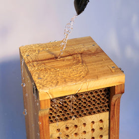 TOOBEETT Mason Bee House interior tubes with replaceable nesting tubes