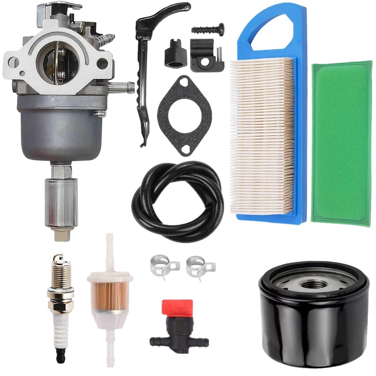 Toobop carburetor kit for Craftsman engines with air and oil filters improves maintenance efficiency