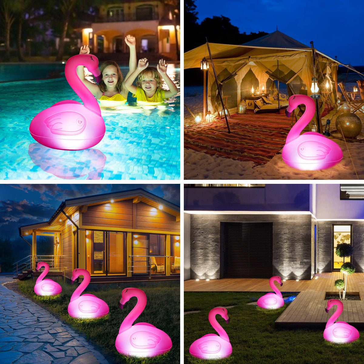 Toodour floating solar light uses vinyl durability for year-round outdoor decor.