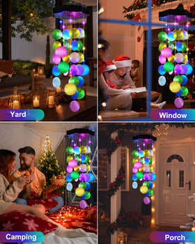 Toodour natural seashells outdoor lighting with beachy vibes for yard or garden