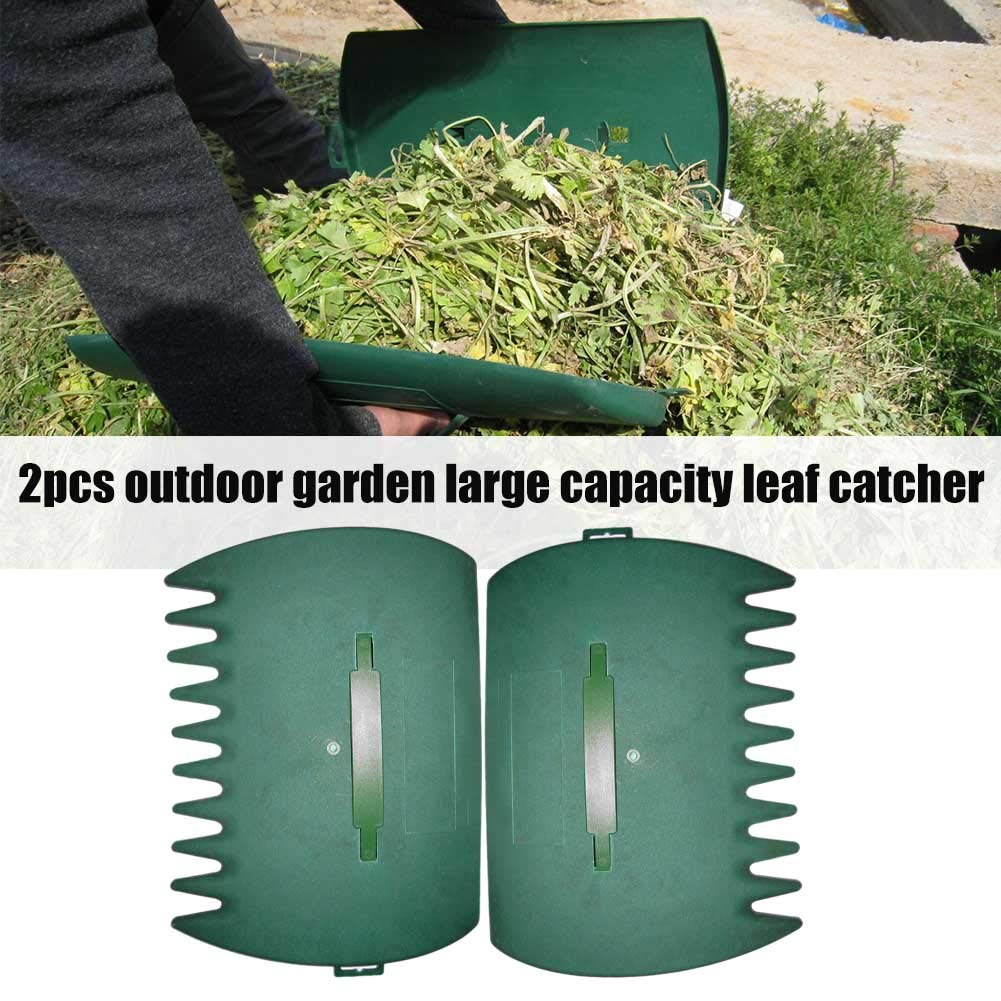 Tookie Leaves Grabber scoops gather leaves and grass efficiently
