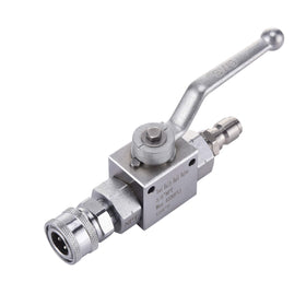 Tool Daily ball valve kit with 3/8-inch quick-connect enables fast setup.