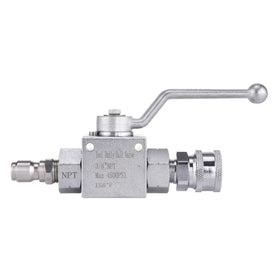 Tool Daily valve fittings close-up highlights durable steel construction.