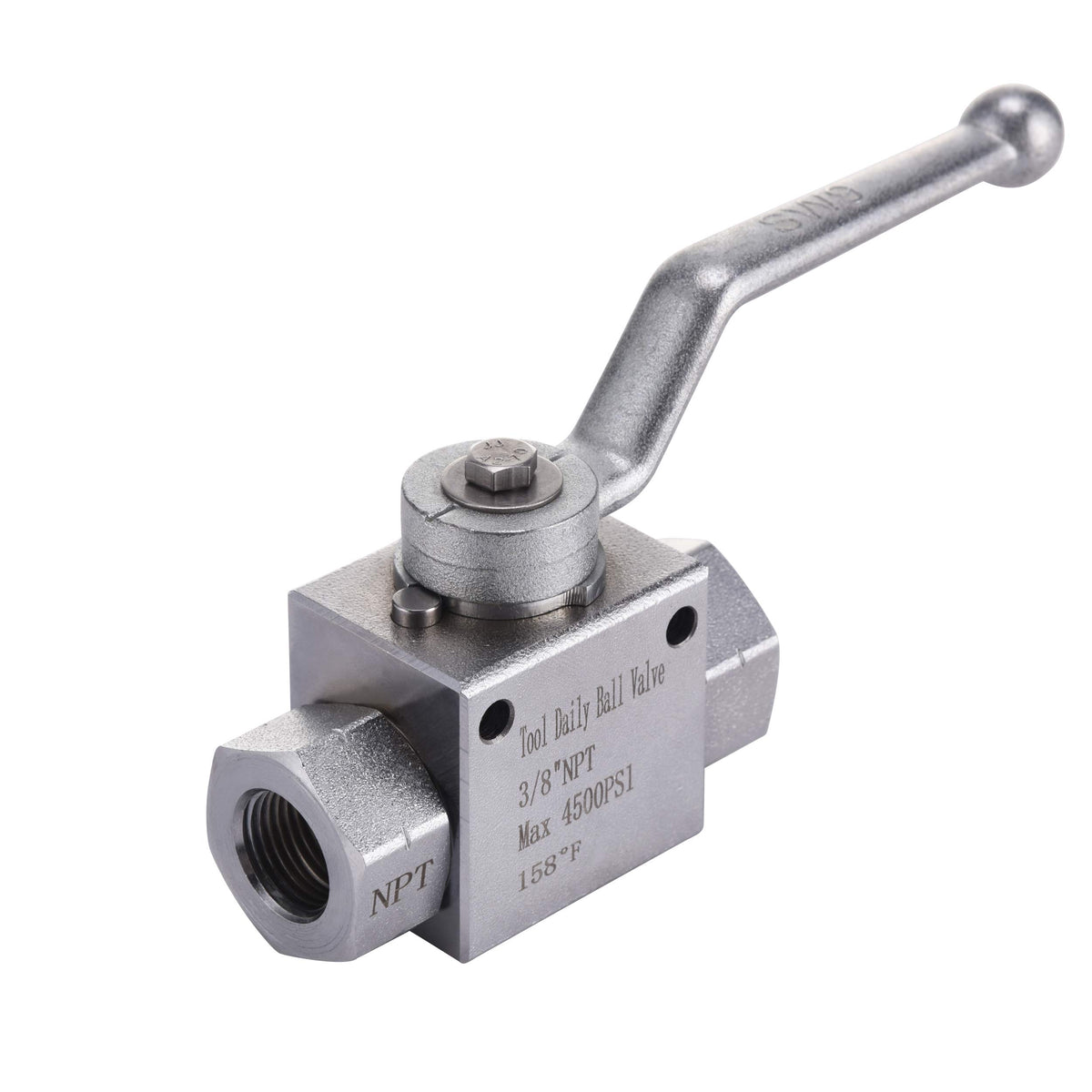 Tool Daily valve lever in use shows smooth on/off operation.