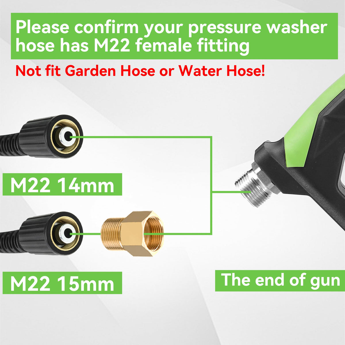 Tool Daily button nose nozzle targets blockages for precise cleaning.