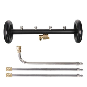 Tool Daily dual-function undercarriage cleaner assembly ready for setup and versatility