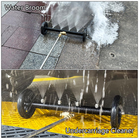 Tool Daily dual-function undercarriage cleaner side view showing robust reach