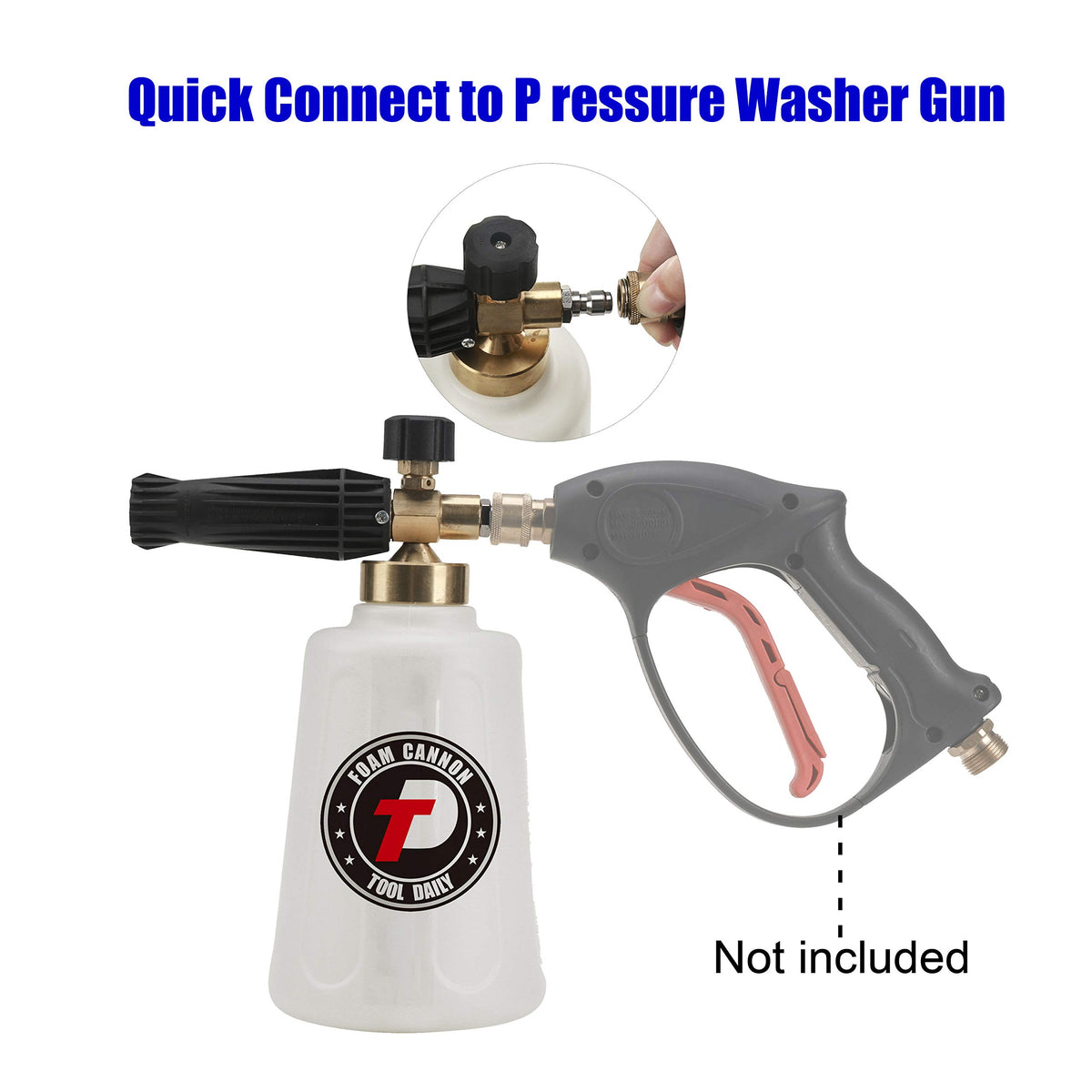 Tool Daily 1.1mm nozzle delivers thicker foam at lower pressures