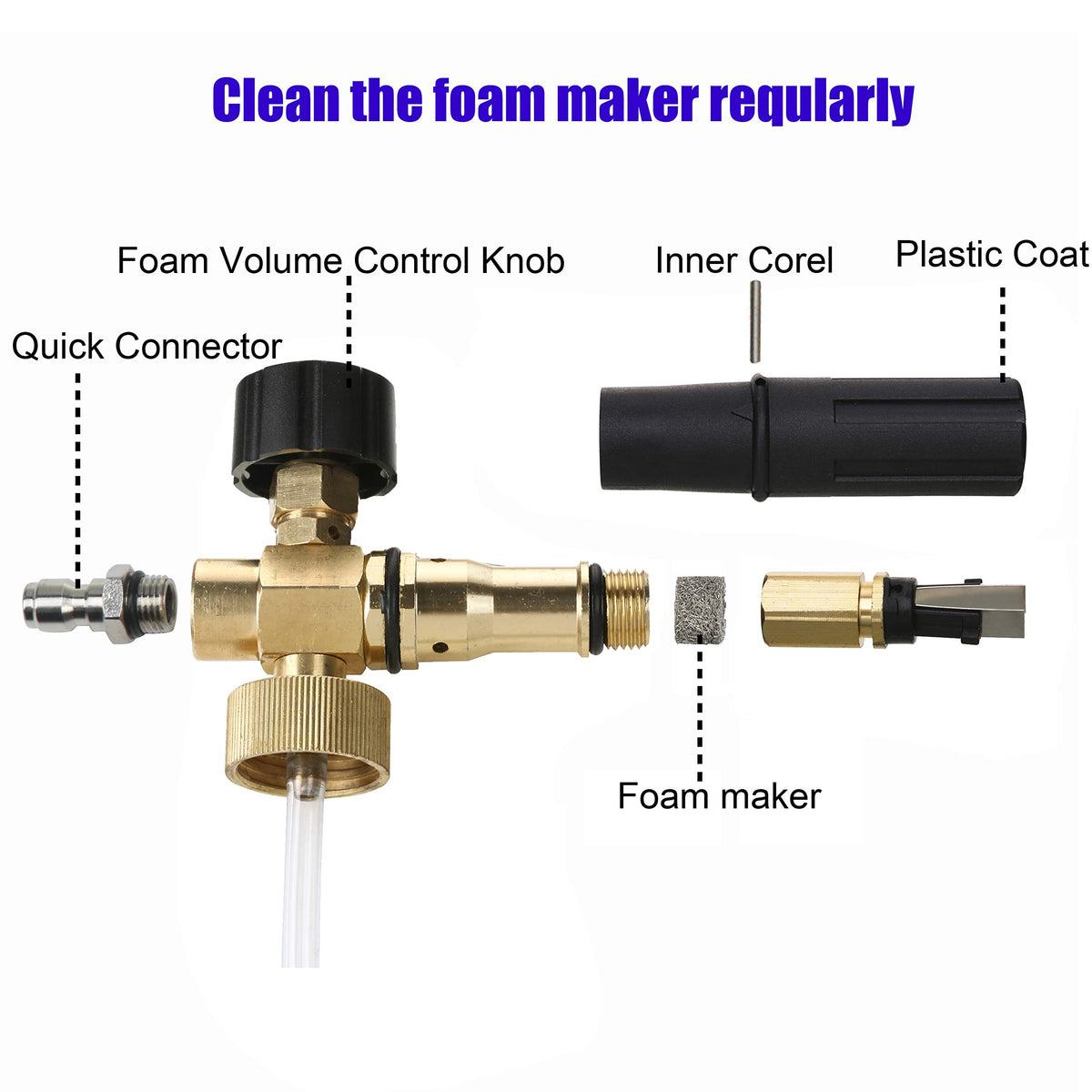 Tool Daily five nozzle tips set for varied spray patterns.