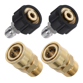 Tool Daily pressure washer adapter set with four-piece quick connections for versatility