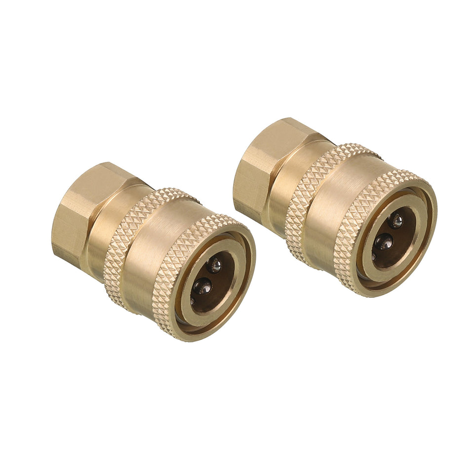 Tool Daily pressure washer coupler with quick connect for fast tool changes.
