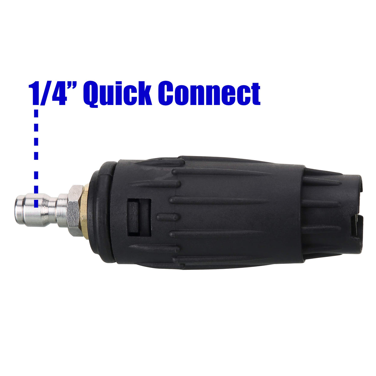 Tool Daily quick-connect fitting 1-4 inch enables faster, swap-free operation.