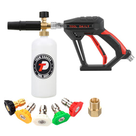 Tool Daily pressure washer gun with foam cannon for quick vehicle cleaning